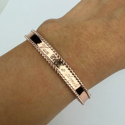 Pulsera Tipo V C Rosa Gold 2